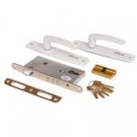 Замок врезной ЗВ-4-3-78201-белый 