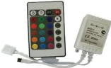 Контроллер RGB с ИК-пультом 12V, 72W,