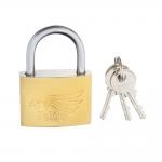 Замок навесной золотистый 60мм