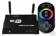 Контроллер LN-WiFi (12/24V, 144/288W, ПДУ) 14154 RGB контроллер c сенсорным ПДУ и управлением через