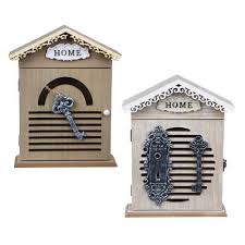 Ключница закрытая 20х27,5х5см МДФ 6 крючков