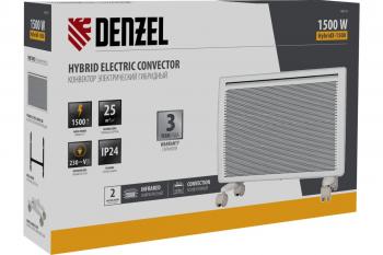 Электроконвектор гибридный HybridX-1500 ИК нагреватель Denzel