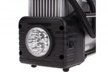 Компрессор автомобильный усиленный двухпоршневой цифровой 60л/мин, 10АТМ Rexant