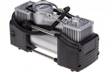 Компрессор автомобильный усиленный двухпоршневой цифровой 60л/мин, 10АТМ Rexant