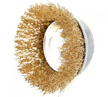 Щетка для дрели 65мм "Чашка" со шпилькой Matrix