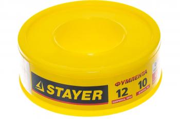 ФУМ Лента плотность 0,40 гр/см3 (0.075 мм х12 мм х 10 м) Stayer