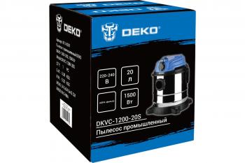 Пылесос промышленный DEKO DKVC-1200-20S 1,5кВт