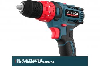 Дрель-шуруповерт аккумуляторный CID 21-45 BL Alteco