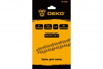 Цепь для пилы 6"-1/4"-1,4-36 звеньев DEKO