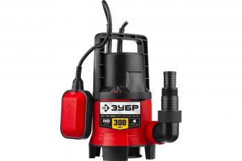 Насос дренажный НПГ-М1-300 Зубр 300 Вт, 110 л/мин, Н-4 м