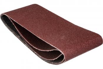 Лента шлифовальная ЗУБР 75*457 мм, Р80, 3 шт.