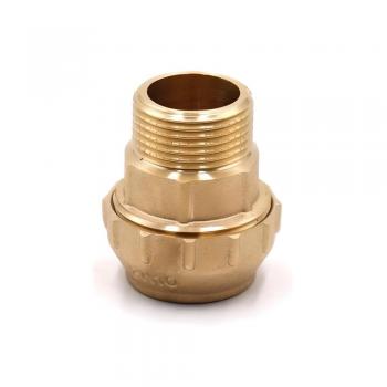 Угольник латунь для ПНД 32*1" наружная резьба