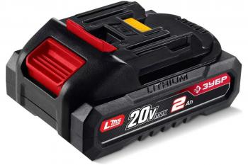 Аккумулятор Зубр  20В, 2,0А/ч LMS АКБ-20-2