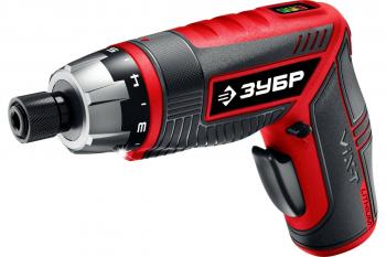 Отвертка аккумуляторная Зубр ViX-Т 3.6В, 10 бит, кейс