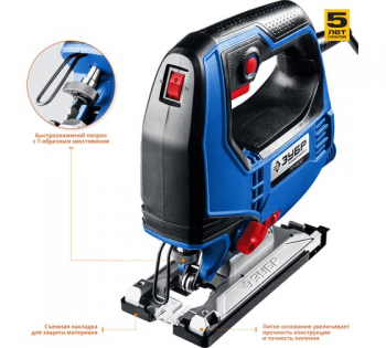 Лобзик ЛП-500 Зубр 500 Вт, пропил 65 мм