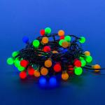 Гирлянда  "Разноцветные шарики" 60LED