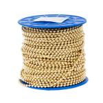 Цепь шариковая 3,6мм латунь полир Suki