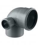 Отвод 110х90 с выходом 50