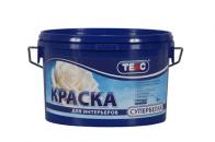 Краска интерьерная супербелая 3кг ТЕКС
