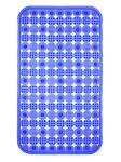 Коврик в ванну 70х36см (массажный)