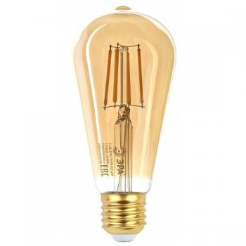 Лампа ЭРА светодиодная ST64 7W gold