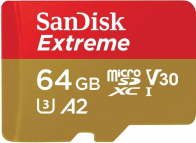 Карта памяти 64GB SanDisk microSDXC Class 10 UHS-I U3 Extreme for Action Cameras 90mb/s для GoPro