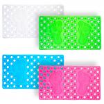 Коврик в ванну противоскользящий ПВХ 63х33см