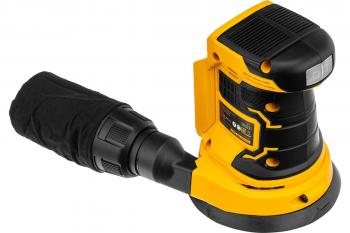 Эксцентриковая шлифовальная аккумуляторная машина Denzel cos-125-0, 18 В