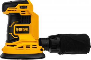 Эксцентриковая шлифовальная аккумуляторная машина Denzel cos-125-0, 18 В