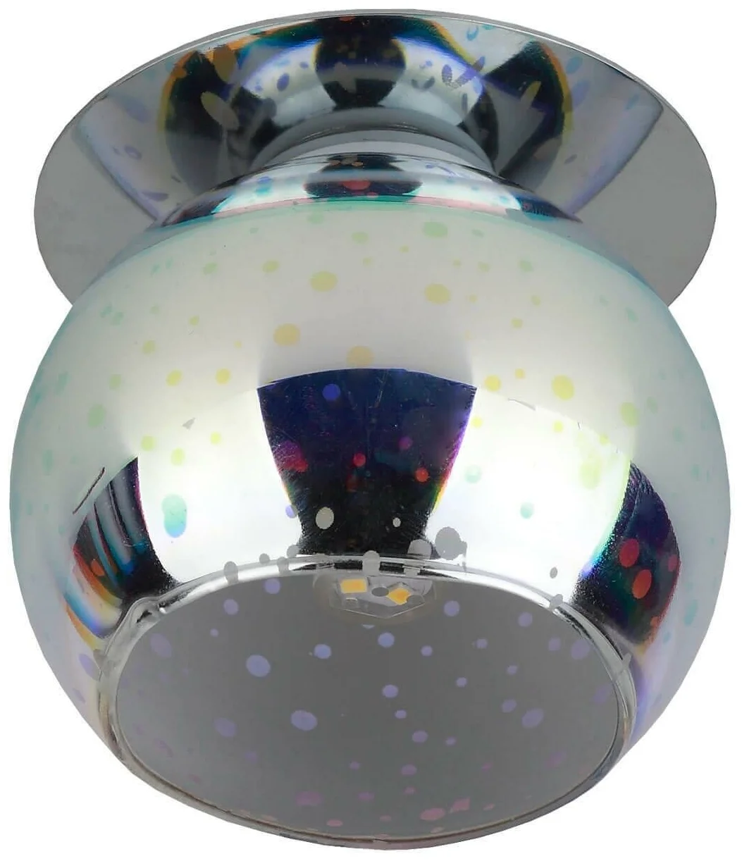 Светильник ЭРА DK88-3 декор "3D звездный дождь" G9 220V 35W серебро/мультиколор